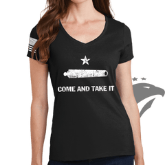 Come and Take It Classic Ladies V-Neck T-shirt