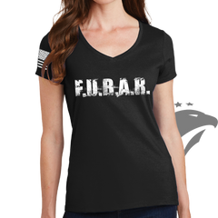 FUBAR (F.U.B.A.R.) Ladies V-Neck T-shirt