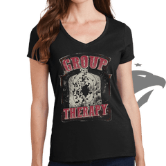 Group Therapy Ladies V-Neck T-shirt