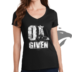 Ladies Zero Fox Given V-Neck T-shirt