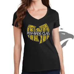 Pew Bang Clan Ladies V-Neck T-shirt