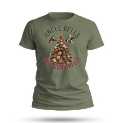 Jingle Bells Shotgun Shells T-shirt