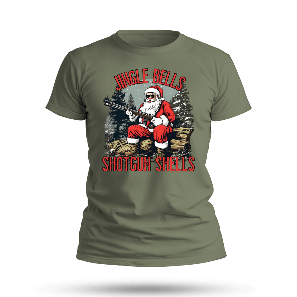 Shotgun Shells Santa T-shirt