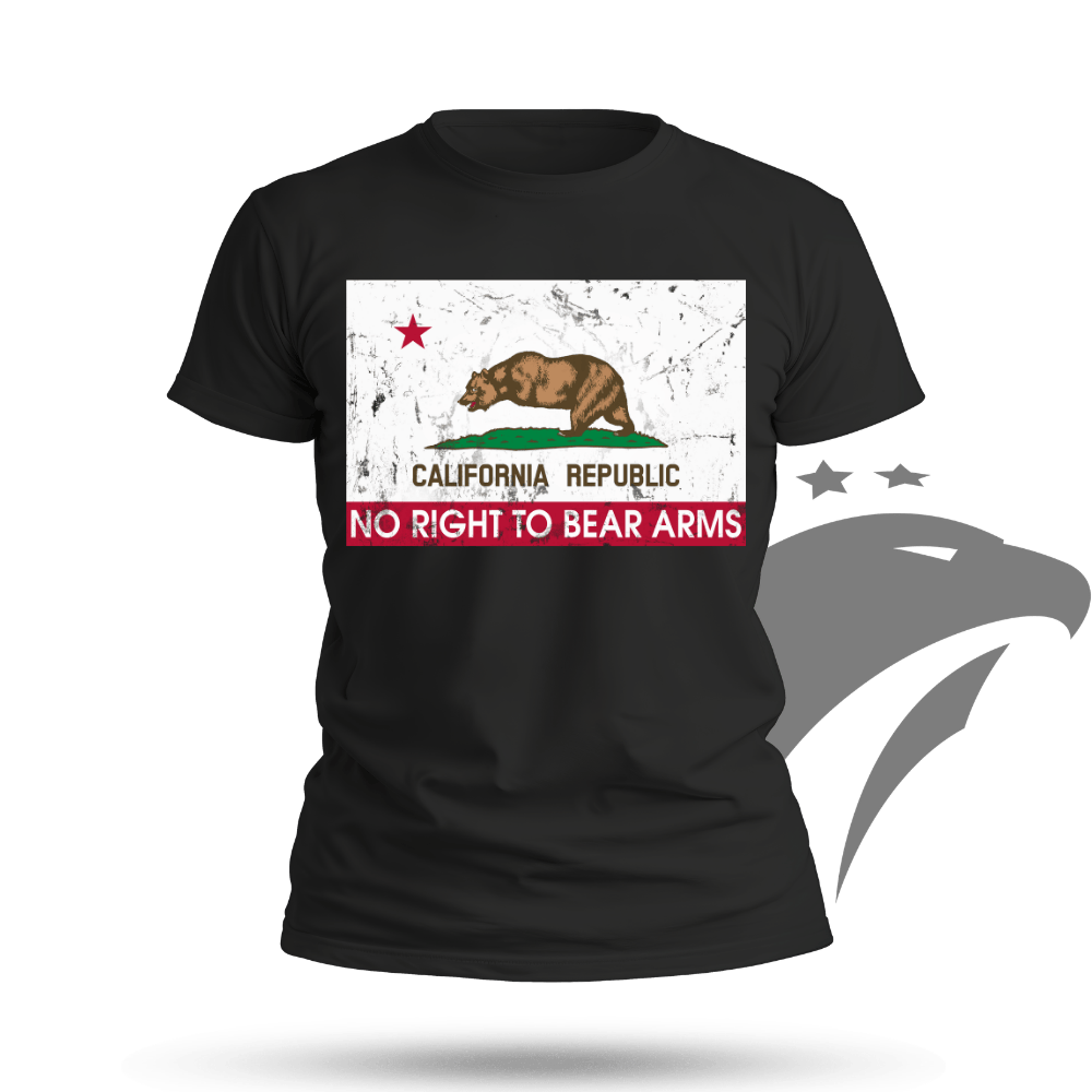 California Republic No Right To Bear Arms T-shirt