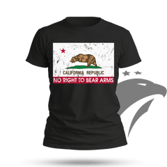 California Republic No Right To Bear Arms T-shirt
