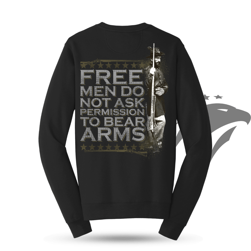 Unisex Free Men Bear Arms Sweatshirt