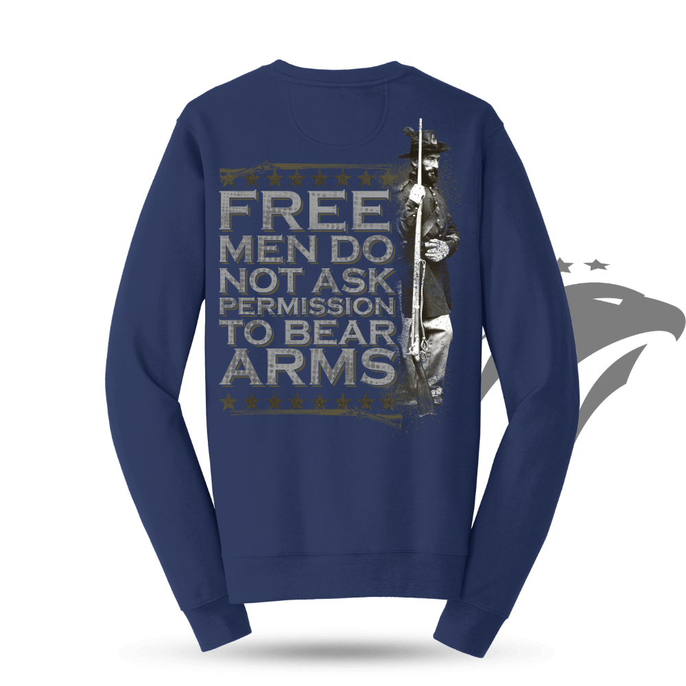 Unisex Free Men Bear Arms Sweatshirt