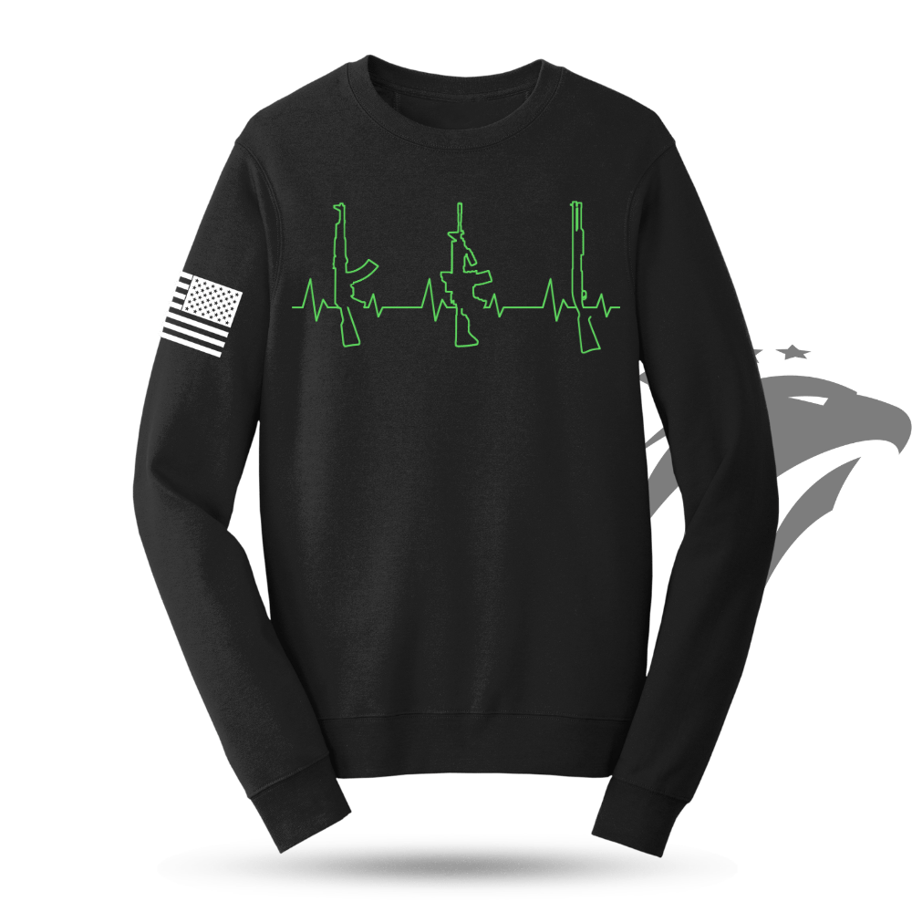 Gun Heartbeat Sweatshirt