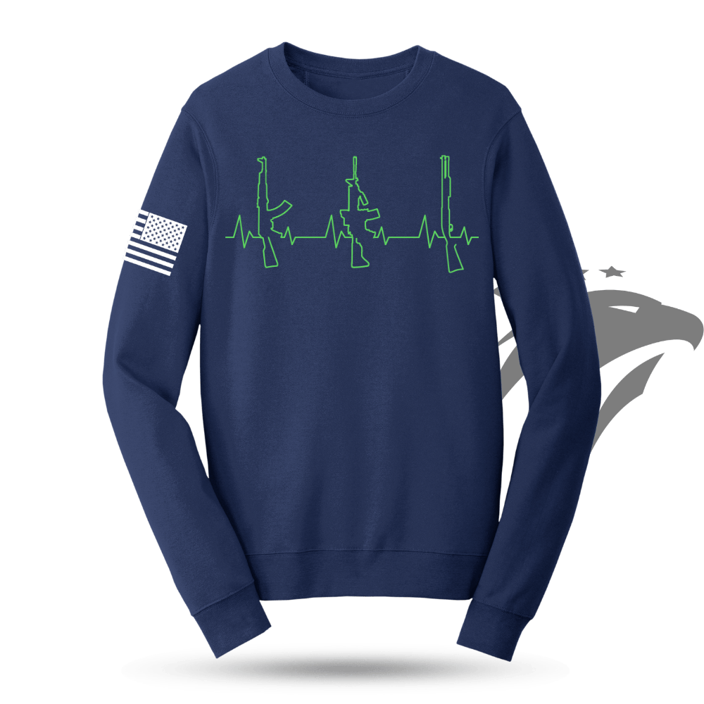 Gun Heartbeat Sweatshirt