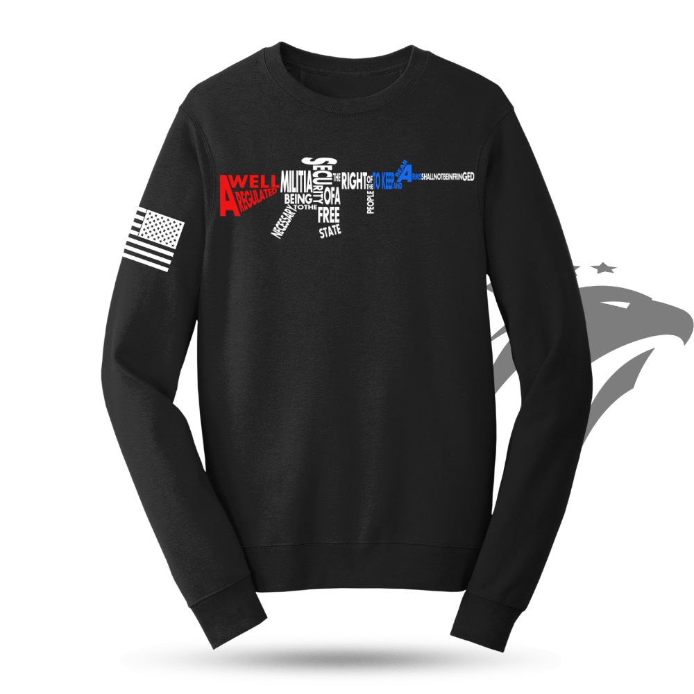A Well Regulated Militia Rifle Sweatshirt