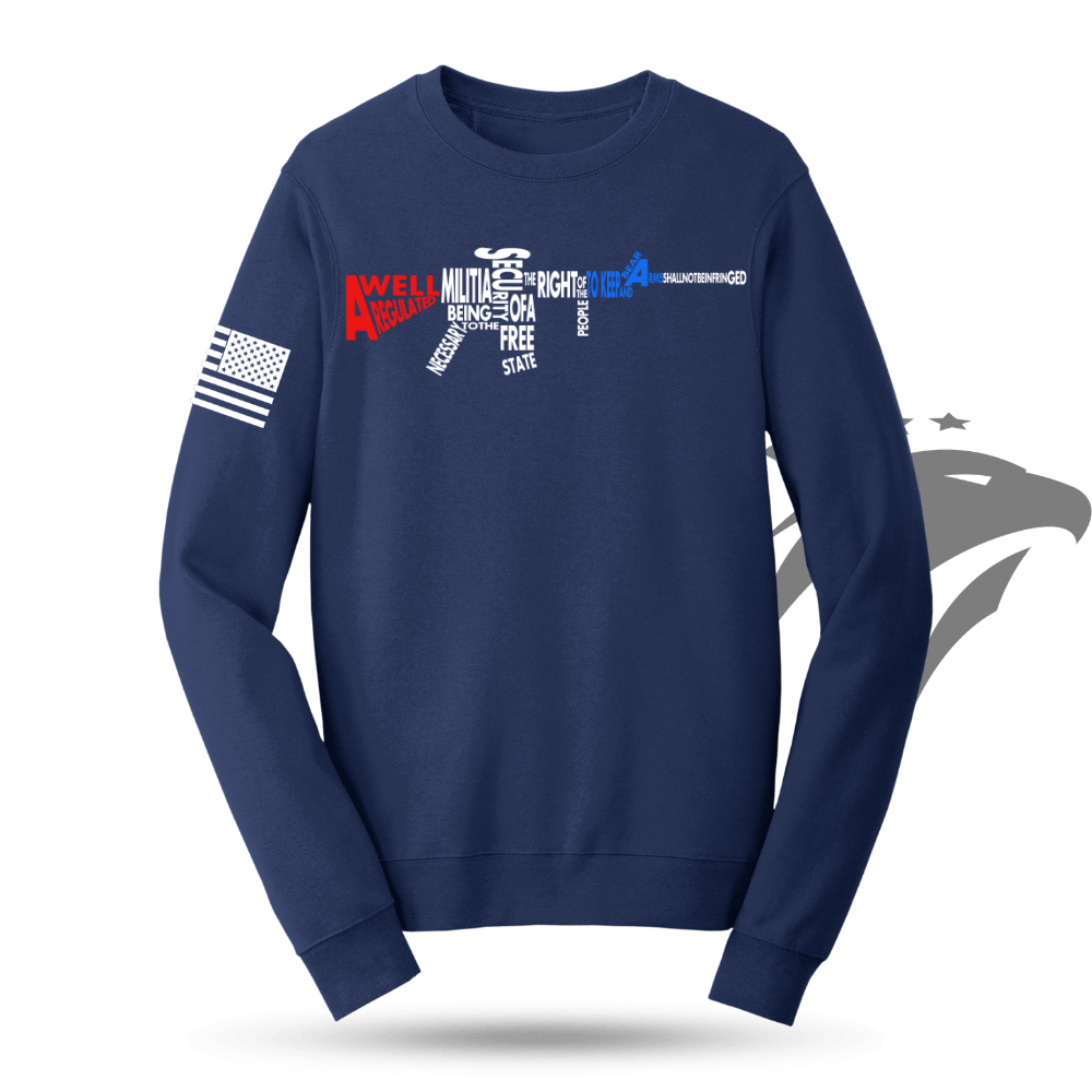 A Well Regulated Militia Rifle Sweatshirt