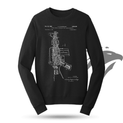 AR-15 Pistol Blueprint Sweatshirt