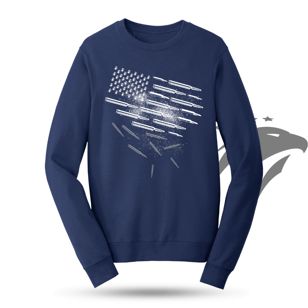 Bullets and Grenades Flag Sweatshirt