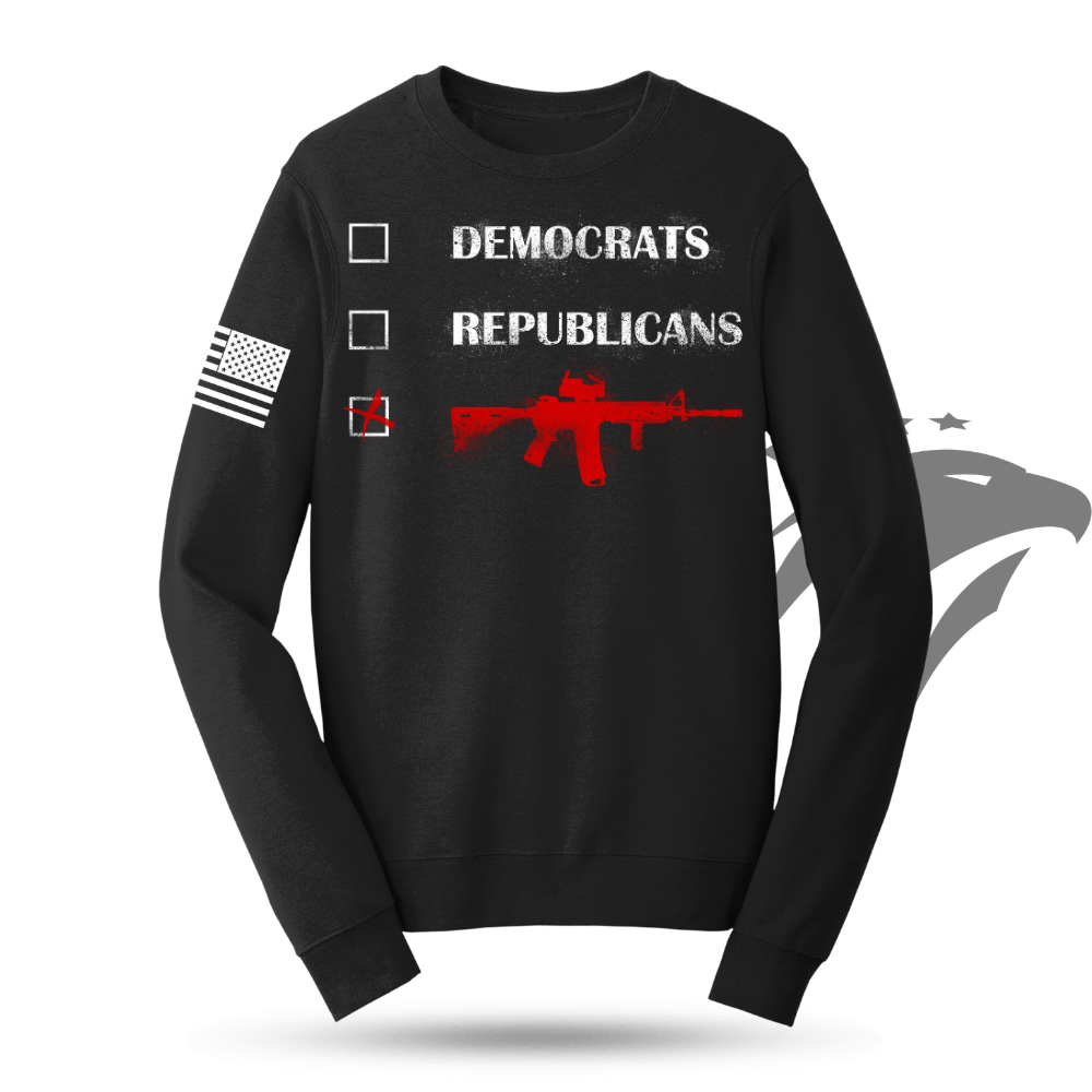 Republicans Democrats AR15 Sweatshirt