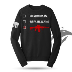 Republicans Democrats AR15 Sweatshirt