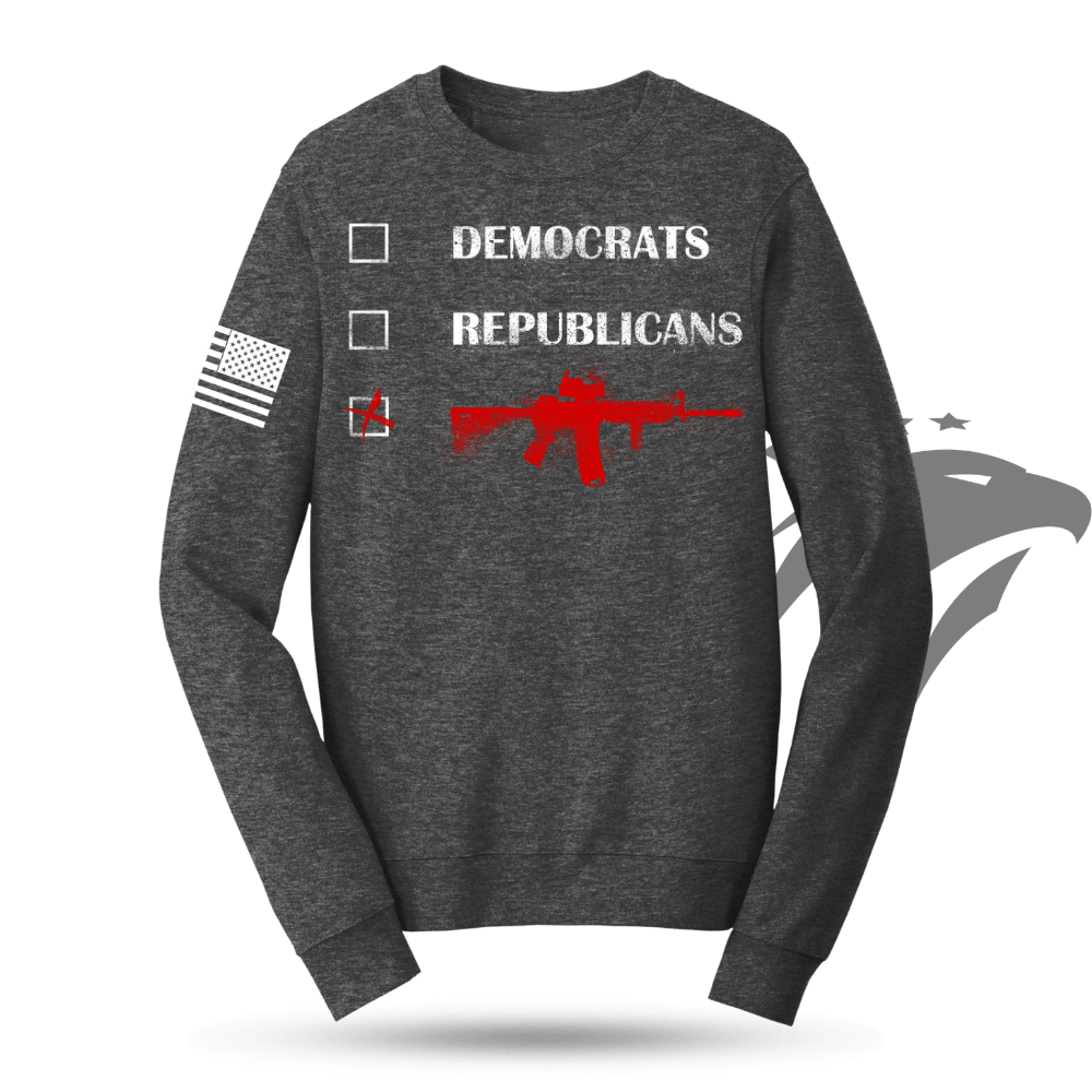 Republicans Democrats AR15 Sweatshirt