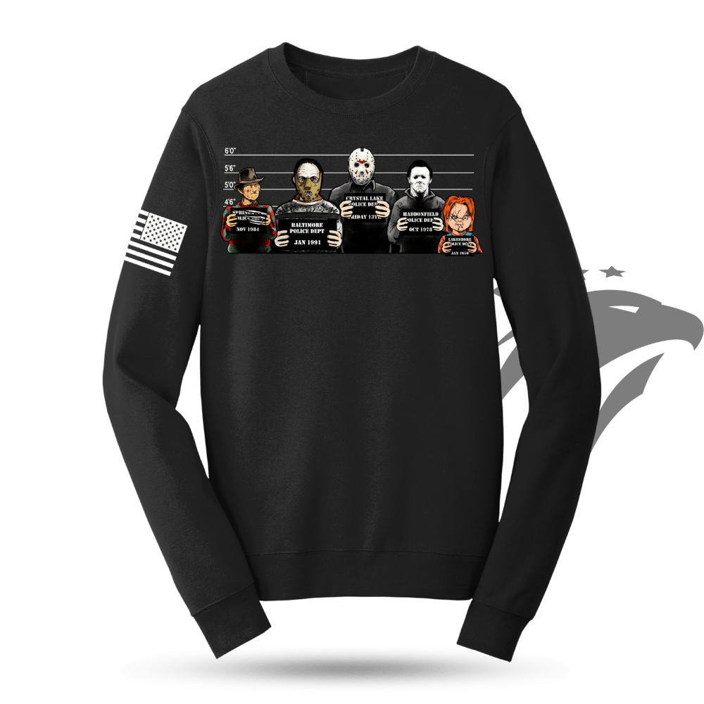 The Usual Horror Suspects Halloween Sweatshirt