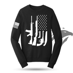 American Flag Guns Sweatshirt