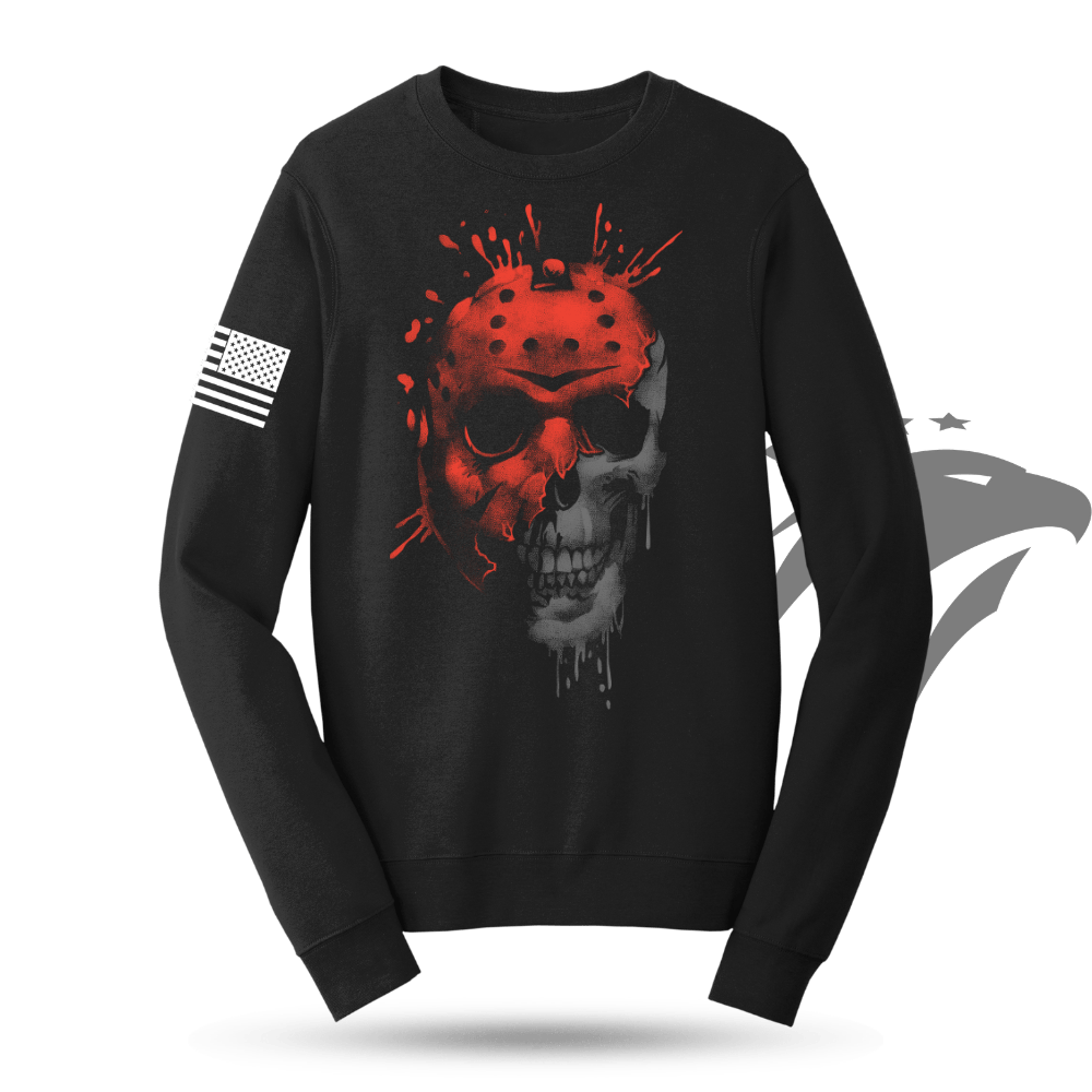 Unmasked Voorhees Halloween Sweatshirt