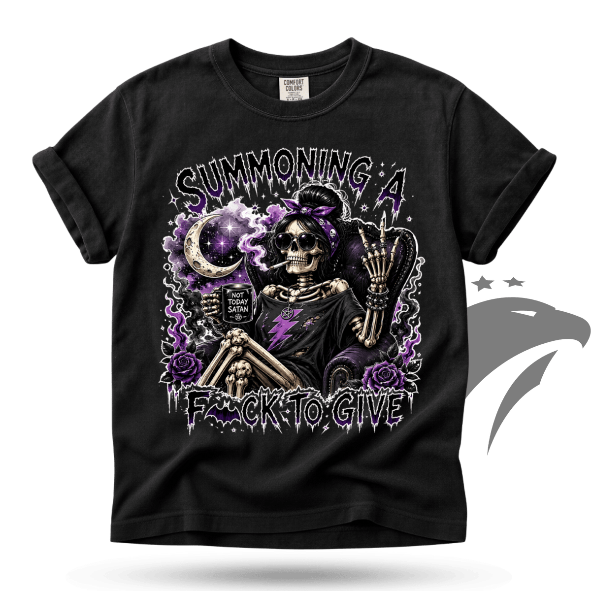 Summoning a Fuck to Give Halloween Comfort Colors® T-Shirt