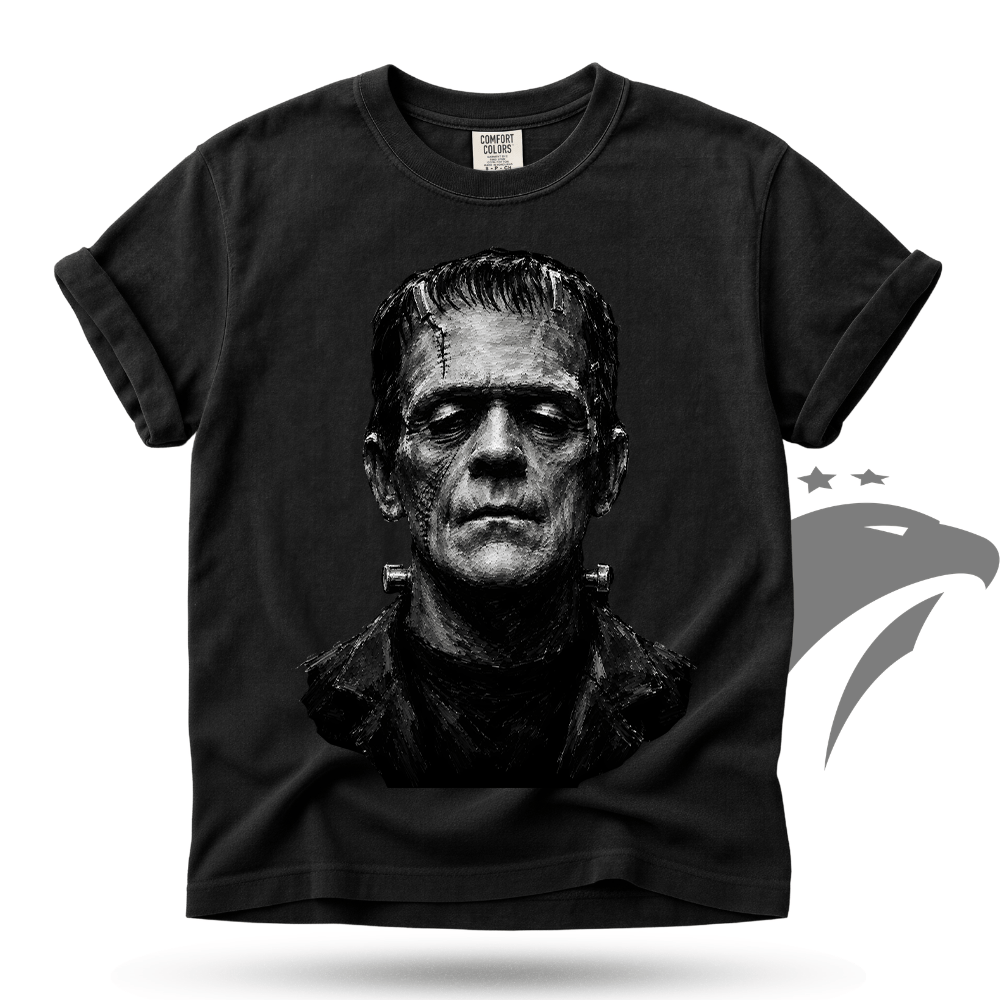 Frankenstein Portrait Halloween Comfort Colors® T-shirt