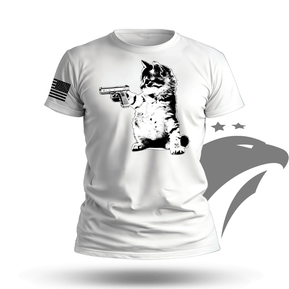 Kitty Cat Gun T-shirt