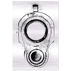 1911 Muzzle Brushed Aluminum Print