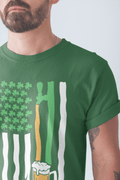 Irish American Beer Flag T-shirt