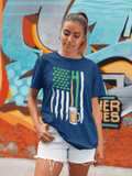 Irish American Beer Flag T-shirt