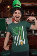 Irish American Beer Flag T-shirt