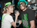 Irish American Shamrocks Flag T-shirt