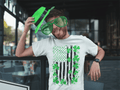 Irish American Shamrocks Flag T-shirt