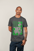 Irish American Shamrocks Flag T-shirt