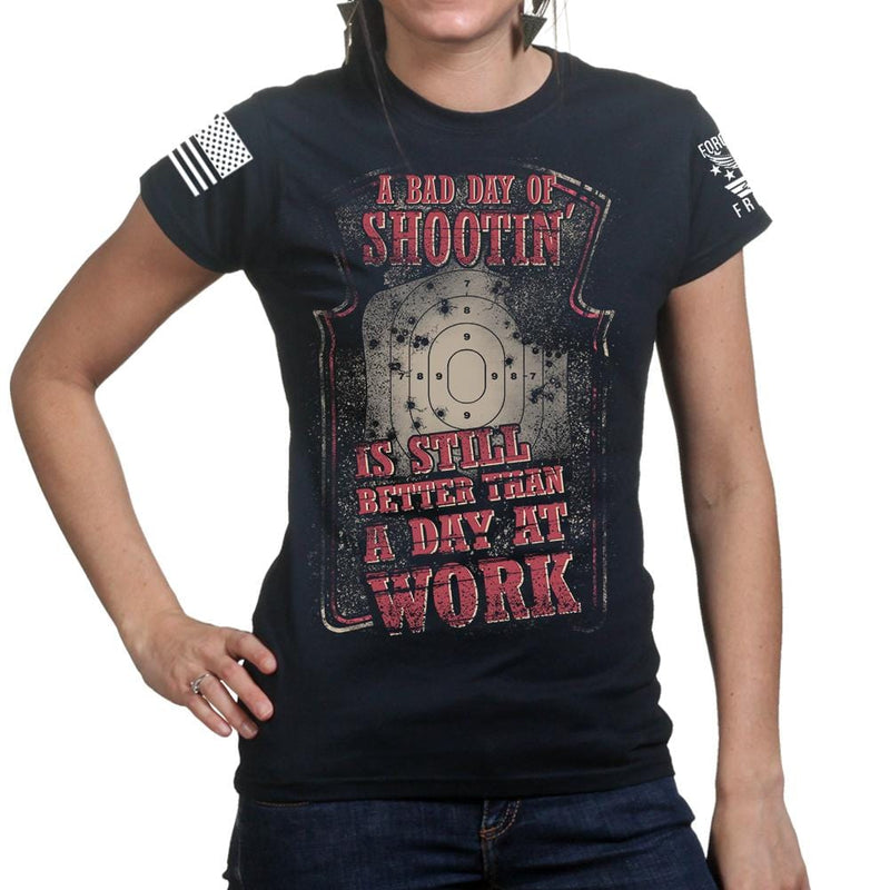 Ladies Bad Day of Shooting T-shirt