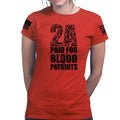 2A Paid For In Blood of Patriots Ladies T-shirt
