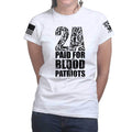 2A Paid For In Blood of Patriots Ladies T-shirt