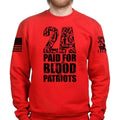 2A Paid For In Blood of Patriots Sweatshirt