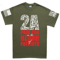 2A Paid For In Blood of Patriots Mens T-shirt