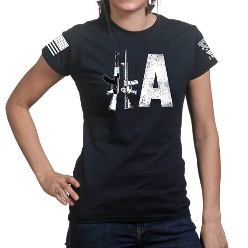 2A Rifles Ladies T-shirt