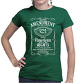2nd Amendment Whiskey Ladies T-shirt