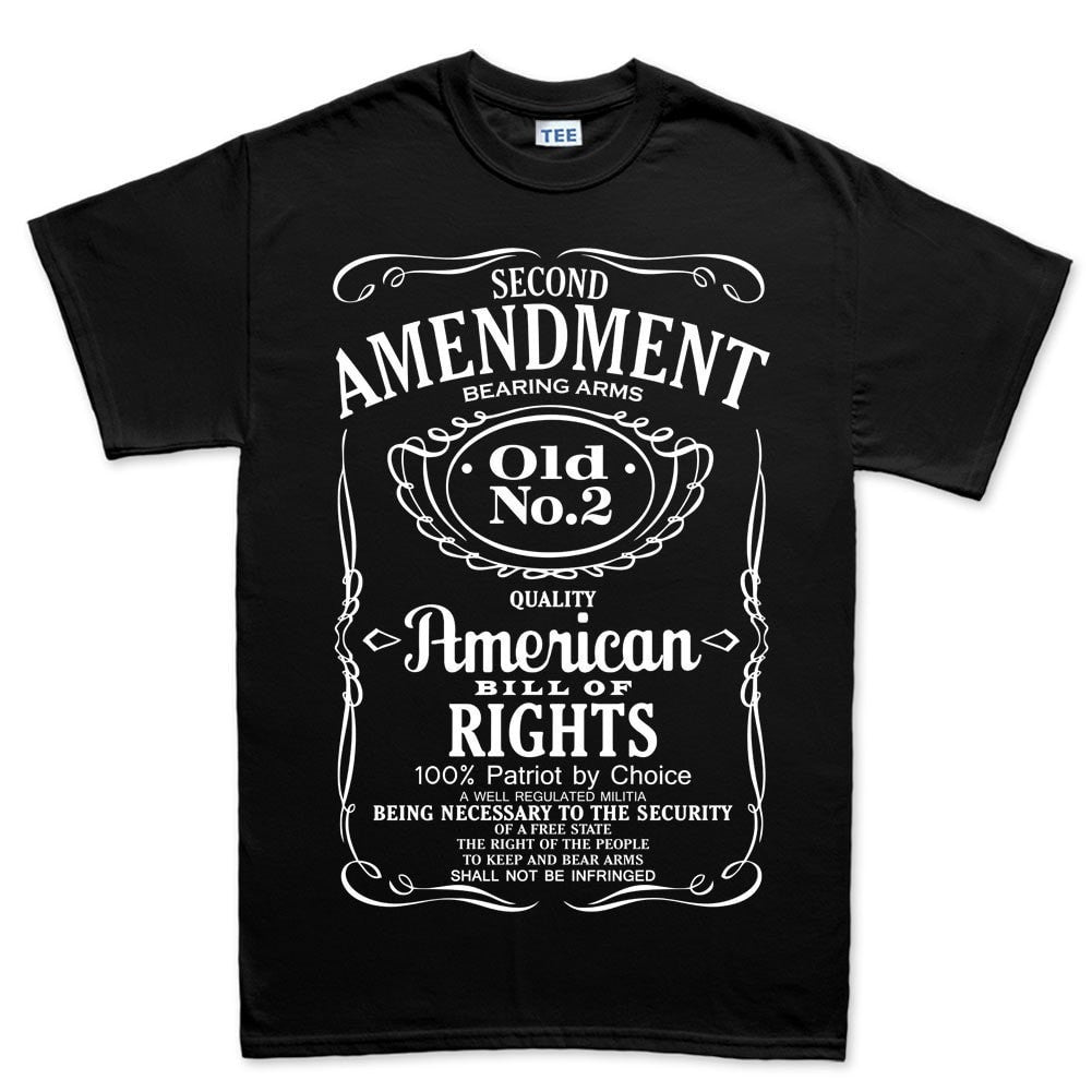 Mens 2nd Amendment Whiskey T-shirt