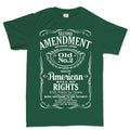Mens 2nd Amendment Whiskey T-shirt