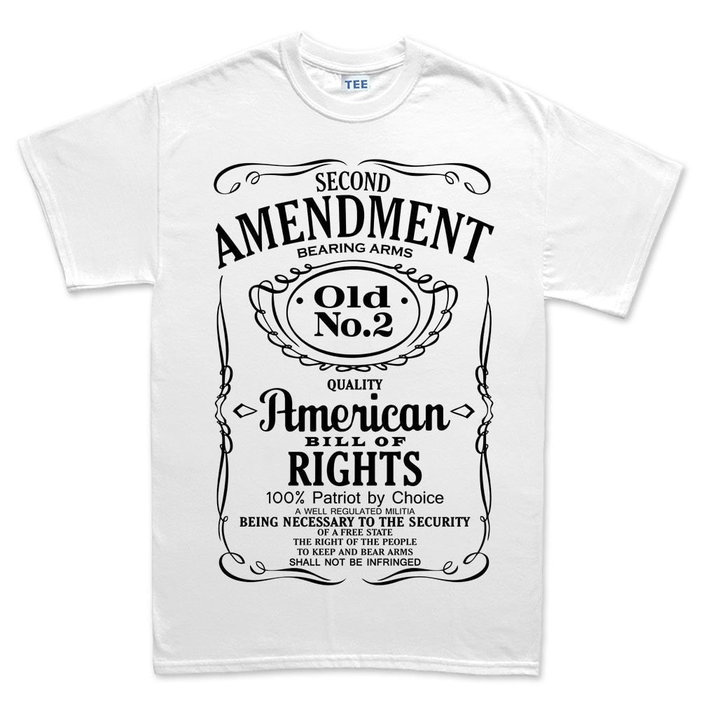 Mens 2nd Amendment Whiskey T-shirt