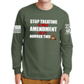Long 2nd Not Number Two Sleeve T-shirt
