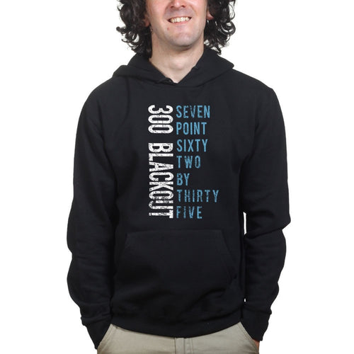 300 Blackout Mens Hoodie