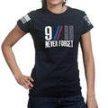 Ladies 9/11 Never Forget T-shirt