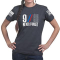 Ladies 9/11 Never Forget T-shirt