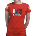 Ladies 9/11 Never Forget T-shirt