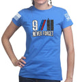 Ladies 9/11 Never Forget T-shirt