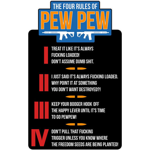 The Four Rules of Pew Pew Patch